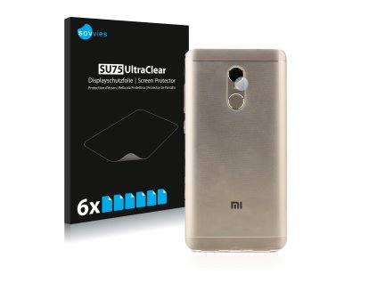 Xiaomi Redmi Note 4X (Csak kamera) típusú telefonhoz 6db-os Savvies SU75 kijelzőfólia