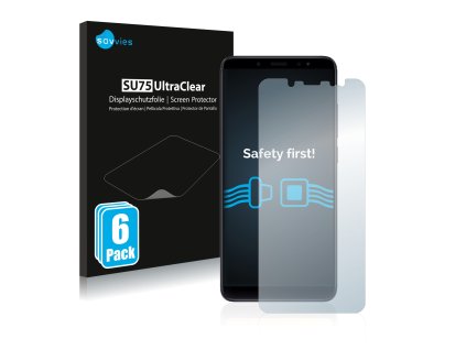 Xiaomi Redmi Note 5 típusú telefonhoz 6db-os Savvies SU75 kijelzőfólia