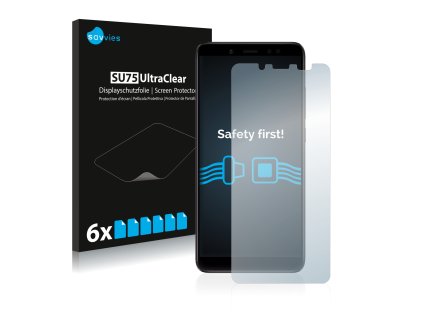 Xiaomi Redmi Note 5 Pro típusú telefonhoz 6db-os Savvies SU75 kijelzőfólia