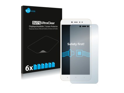 Xiaomi Redmi Note 5A Prime típusú telefonhoz 6db-os Savvies SU75 kijelzőfólia