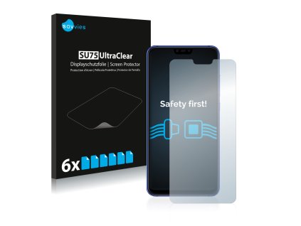 Xiaomi Redmi Note 6 típusú telefonhoz 6db-os Savvies SU75 kijelzőfólia
