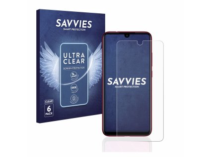 Xiaomi Redmi Note 7 típusú telefonhoz 6db-os Savvies SU75 kijelzőfólia