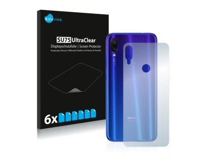 Xiaomi Redmi Note 7S (Hátlapi) típusú telefonhoz 6db-os Savvies SU75 kijelzőfólia