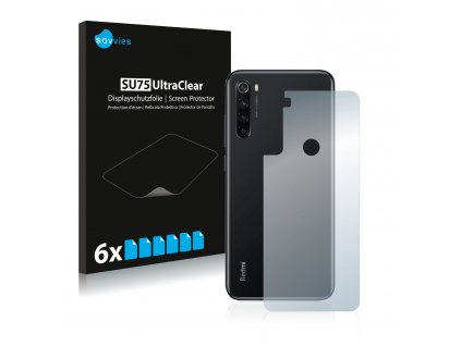 Xiaomi Redmi Note 8 2019 (Hátlapi) típusú telefonhoz 6db-os Savvies SU75 kijelzőfólia