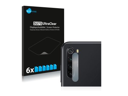 Xiaomi Redmi Note 8 2019 (Csak kamera) típusú telefonhoz 6db-os Savvies SU75 kijelzőfólia