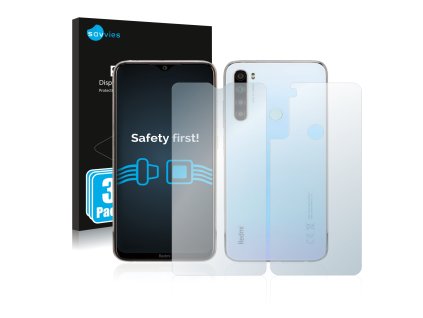 Xiaomi Redmi Note 8 2021 (Előlapi + Hátlapi) típusú telefonhoz 6db-os Savvies SU75 kijelzőfólia