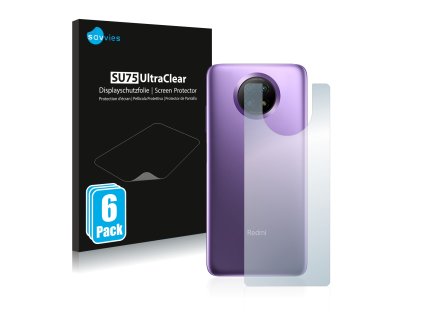 Xiaomi Redmi Note 9 5G (Hátlapi) típusú telefonhoz 6db-os Savvies SU75 kijelzőfólia