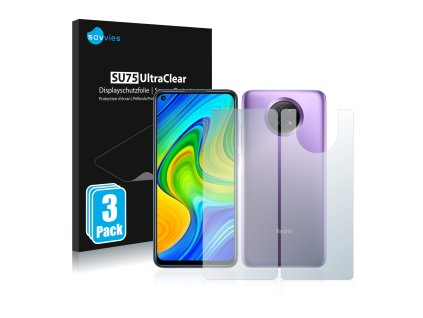Xiaomi Redmi Note 9 5G (Előlapi + Hátlapi) típusú telefonhoz 6db-os Savvies SU75 kijelzőfólia