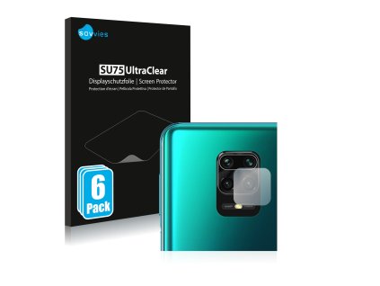 Xiaomi Redmi Note 9 Pro Max (Csak kamera) típusú telefonhoz 6db-os Savvies SU75 kijelzőfólia