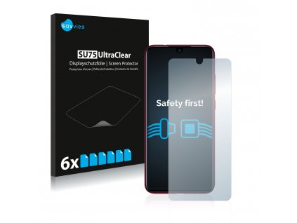 Xiaomi Redmi Y3 típusú telefonhoz 6db-os Savvies SU75 kijelzőfólia