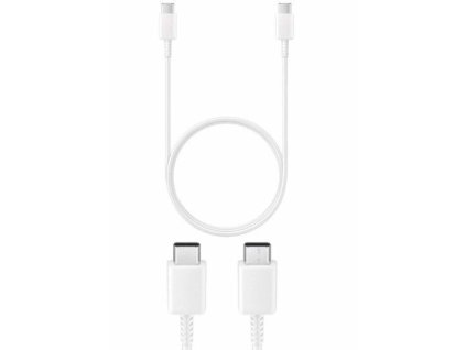 Samsung eredeti, gyári S20, S20 Plus Type-C - Type-C kábel 1M (EP-DG980BWE), fehér