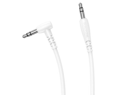 Borofone AUX 2m | 90fok, audió átjátszó kábel BL10 (3.5mm jack - 3.5mm jack), fehér