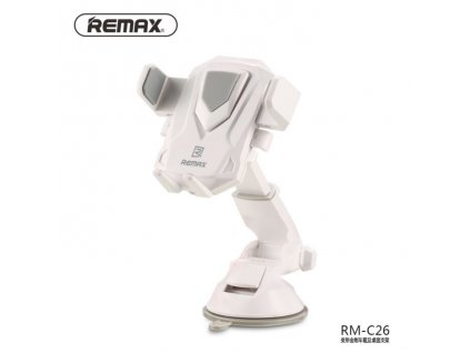 Remax állítható autós tartó, szilikonos tapadóval (RM-C26), fehér-szürke