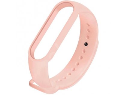 Fitness karkötő, okos karkötő szilikon szíj (Xiaomi mi Band, M3, M4, M5), mályva, pink