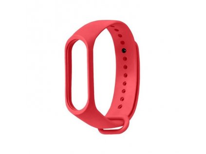 Fitness karkötő, okos karkötő szilikon szíj (Xiaomi mi Band, M3, M4, M5), piros
