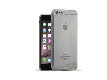 Apple iPhone 7, 8 (4.7), Remax Sunshine gumis hátlaptok, ezüst