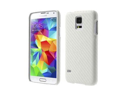 Samsung Galaxy A3 (2016), A310, Carbon mintás műanyag hátlaptok, fehér
