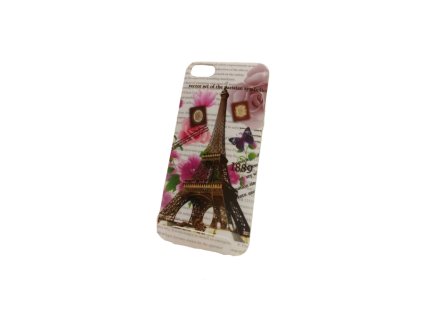 Samsung Galaxy S6, G920, mintás gumis hátlaptok, Eiffel 01