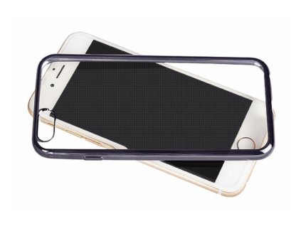 Samsung Galaxy S8 Plus, G955, átlátszó gumis hátlaptok, körbe grafit szürke