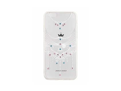 Huawei P9 Lite, Vennus Art köves, gumis hátlaptok, fehér 01