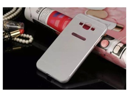 Huawei P8, alu keretes, matt, műanyag hátlaptok, ezüst