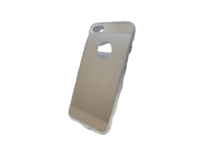 LG K10, K420, matt szálmintás gumis hátlaptok, arany