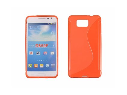 LG G Pro Lite, D685, S-line gumis hátlaptok, narancs