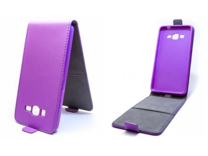 LG Fino, D290, Pocket lefelé nyíló flip tok, lila