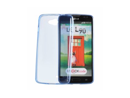 LG L90, D405, D415, Ultra Slim 0,3mm gumis hátlaptok, kék