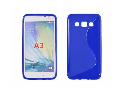 LG Optimus L3, E400, S-line gumis hátlaptok, kék