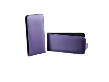 LG Optimus L7, P700, NEO lefelé nyíló flip tok, lila