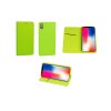 Book Smart oldalra nyíló flip tok Samsung Galaxy A80, (A805), A90, (A905) típusú készülékhez, lime