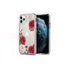 Apple iPhone 11 Pro Max, (6.5), Spigen Ciel gumis hátlaptok (075CS27168), piros virágos
