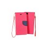 Apple iPhone 11 Pro Max, (6.5), Fancy oldalra nyíló flip tok, pink - sötét kék