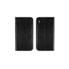 Book Special oldalra nyíló flip tok Xiaomi Mi 9 Lite típusú készülékre (eredeti olasz bőr), fekete