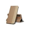 Samsung Galaxy S20 Ultra, (G988), Book Vennus Sensitive, oldalra nyíló flip tok, arany