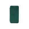Apple iPhone 13, (6.1), Elegance oldalra nyíló flip tok (műbőr bevonatos), sötét zöld