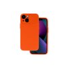 Apple iPhone 14 Plus, (6.7), Camshield Soft szilikon hátlaptok, narancs