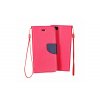 Samsung Galaxy A22 5G, (A226), Fancy oldalra nyíló flip tok, pink - sötét kék