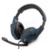 GJBY sztereó mikrofonos gamer fejhallgató, headset, (G4) (3,5mm jack), sötét kék