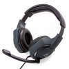 GJBY sztereó mikrofonos gamer fejhallgató, headset, (G4) (3,5mm jack), sötét szürke