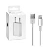 Apple iPhone 5, 6, 7, 8, X, 11, 12 eredeti hálózati töltő adapter Lightning kábellel 5W (MD813ZM/A) (BLISTER), fehér
