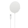Hoco MagSafe mágneses wireless, vezeték nélküli töltő iPhone X, 11, 12, 13-hoz 15W (CW28), fehér