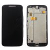 Motorola Moto G4, (XT1620, XT1622, XT1625), gyári típusú LCD kijelző érintőpanellel és kerettel, fekete