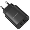 borofone bn2 toltoadapter 2xusb 2 1 A micro USB kabel fekete 2