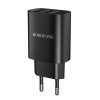 borofone BN2 2xusb tolto adapter fekete 3