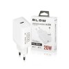 Blow iPhone és Samsung kompatibilis hálózati töltő adapter 20W| PD3.0 (Type-C), fehér