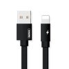 Apple iPhone 5, 6, 7, 8, X, 11, 12 Remax Kerolla Lightning - USB kábel 2M (RC-094i), fekete