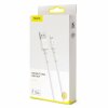 baseus mini 2,4 1meter usb ligthning kabel CALSW 02 feher 5
