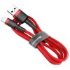 baseus cafule 1,5a 2meter usb ligthning kabel CALKLF C09 piros 4